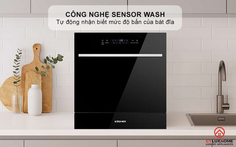 Công nghệ Sensor Wash cảm biến thông minh
