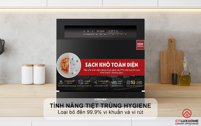 Tính năng sấy độc lập tùy chọn Dry