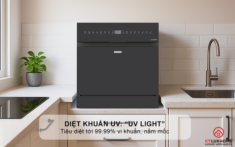 Diệt khuẩn UV: “UV Light” tiêu diệt tới 99,99% vi khuẩn