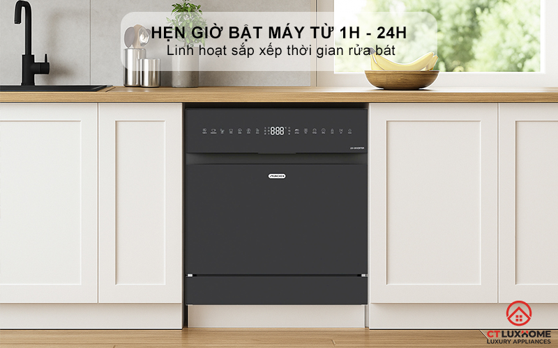 Hẹn giờ bật máy từ 1h - 24h