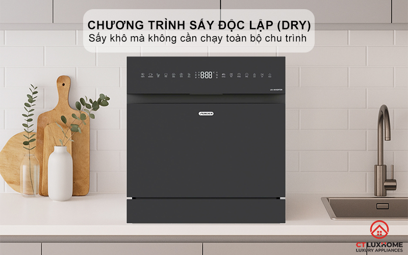 Chương trình sấy độc lập riêng biệt (Dry)