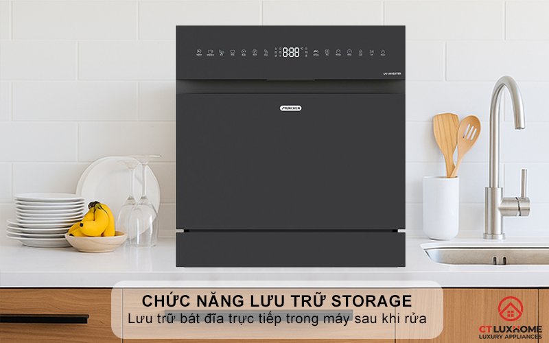 Lưu trữ bát đĩa trong khoang rửa (Storage)