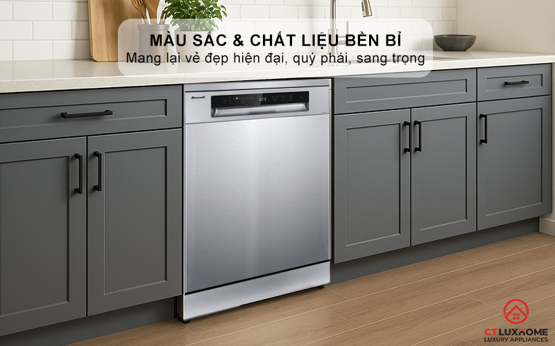 Màu sắc và chất liệu mang lại vẻ đẹp hiện đại, quý phái