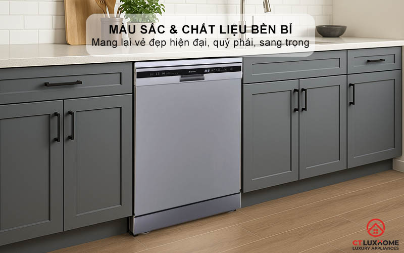 Màu sắc và chất liệu mang lại vẻ đẹp hiện đại, quý phái