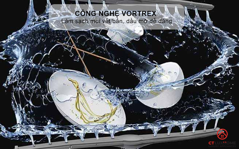 Công nghệ Vortrex vòi phun siêu sạch