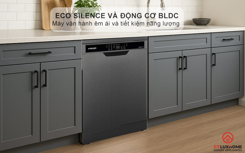 Công nghệ Eco Silence động cơ BLDC giúp máy hoạt động êm ái