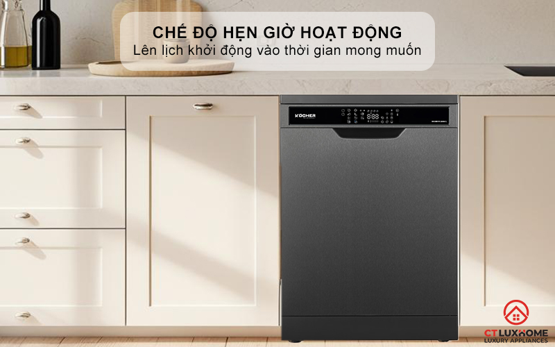 Chế độ hẹn giờ hoạt động lên tới 24h