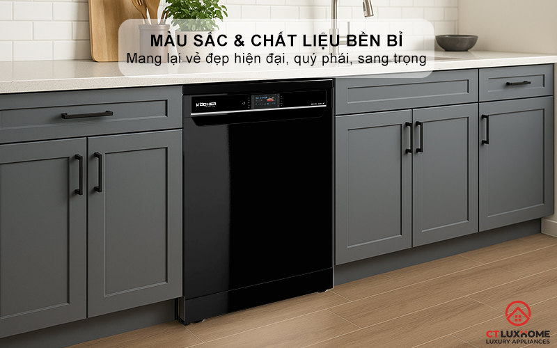 Màu sắc và chất liệu thép không gỉ mang lại vẻ đẹp hiện đại, quý phái