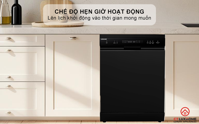 Chế độ hẹn giờ hoạt động lên tới 24h