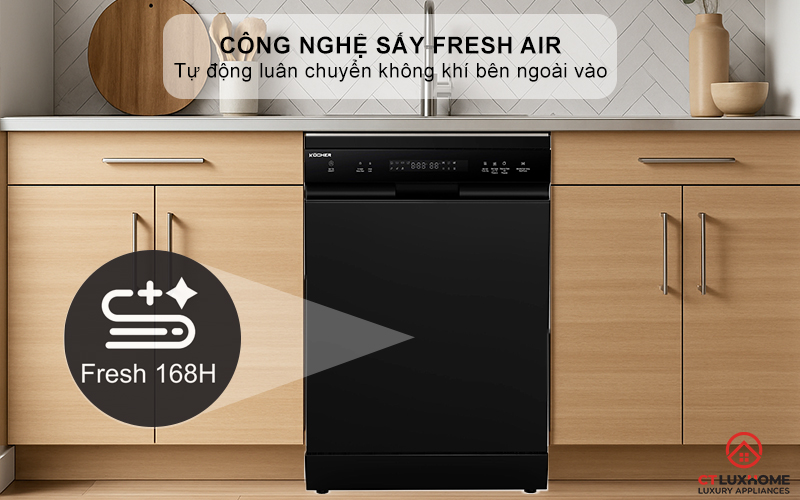 Tích hợp công nghệ sấy khí tươi Fresh Air