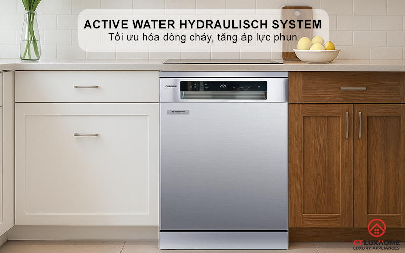 Active Water Hydraulisch System: tiết kiệm nước và giảm độ ồn