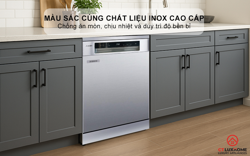 Màu sắc sang trọng cùng chất liệu Inox cao cấp