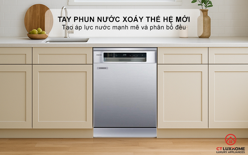 Tay phun nước xoáy thế hệ mới