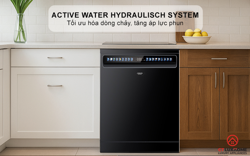 Active Water Hydraulisch System: tiết kiệm nước và giảm độ ồn