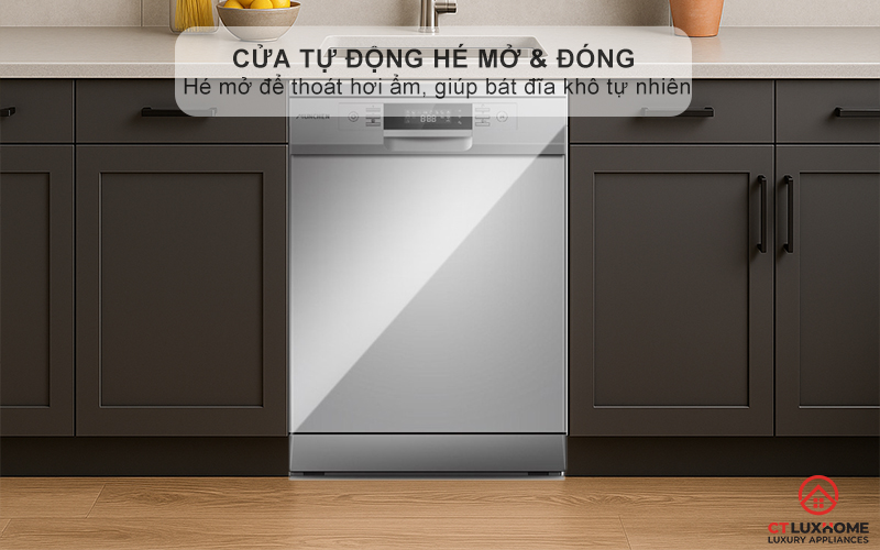Cửa tự động hé mở & tự động đóng theo chu trình
