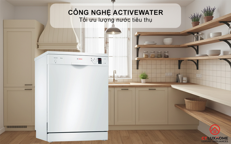 Tối ưu lượng nước tiêu thụ với công nghệ ActiveWater
