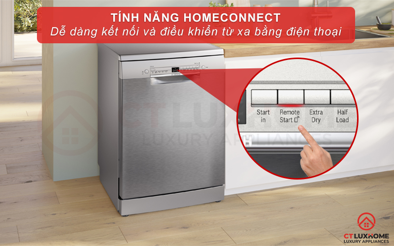 MÁY RỬA BÁT ĐỘC LẬP BOSCH SMS2ITI41G SERIE 2 12 BỘ 6