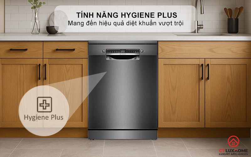 Bát đũa sạch khuẩn hơn với tính năng rửa diệt khuẩn Hygiene Plus