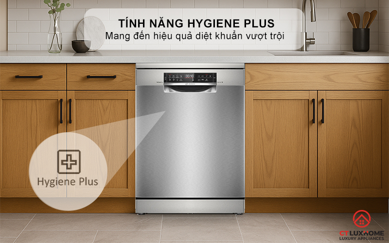Bát đũa sạch khuẩn hơn với tính năng rửa diệt khuẩn Hygiene Plus