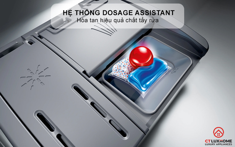 Hòa tan hiệu quả chất tẩy rửa với hệ thống Dosage Assistant
