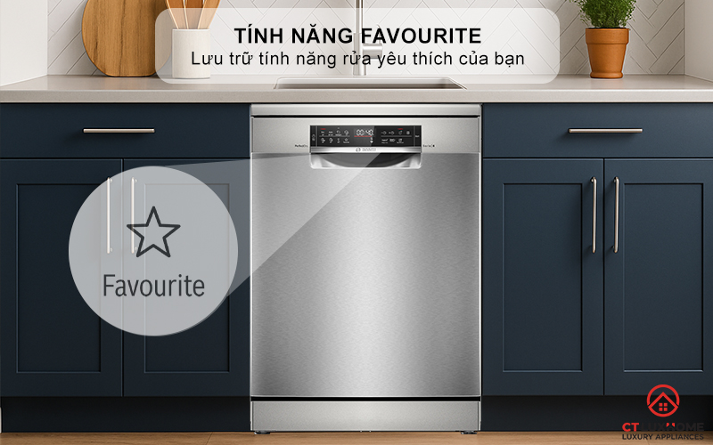 Kết hợp chương trình cơ bản với tính năng đặc biệt chỉ trong 1 nút nhấn Favourite