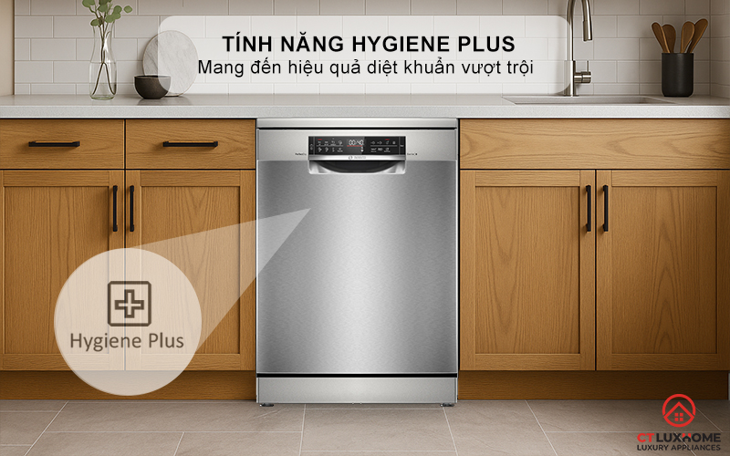 Bát đũa sạch khuẩn hơn với tính năng rửa diệt khuẩn Hygiene Plus