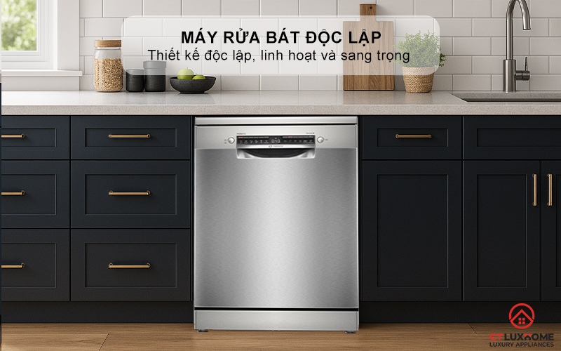 MÁY RỬA BÁT ĐỘC LẬP BOSCH SMS6ZCI10E SERIE 6 SẤY ZEOLITH PERFECTDRY 1