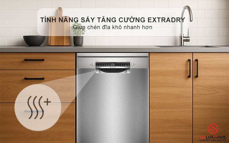 MÁY RỬA BÁT ĐỘC LẬP BOSCH SMS6ZCI10E SERIE 6 SẤY ZEOLITH PERFECTDRY 8