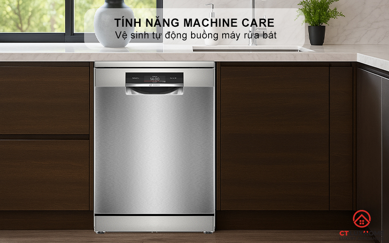 Tính năng Machine Care vệ sinh tự động máy rửa bát