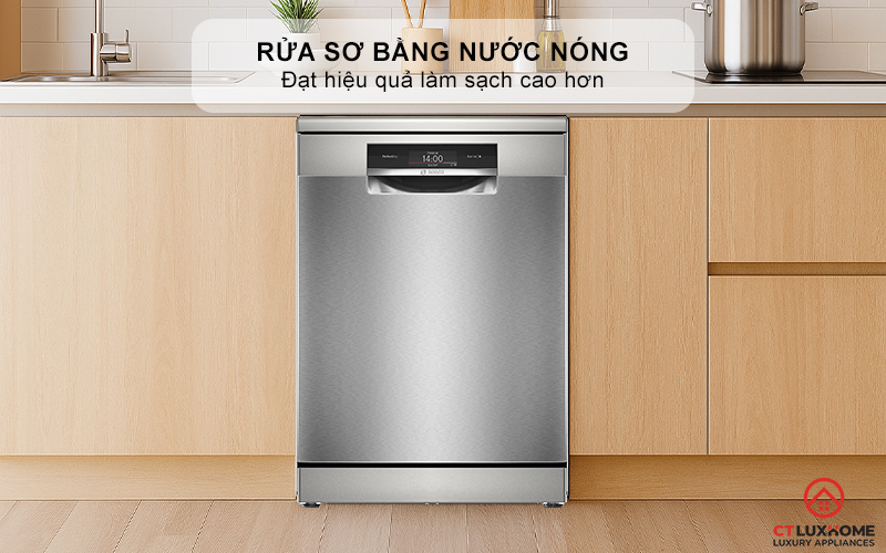 Rửa sơ bằng nước nóng