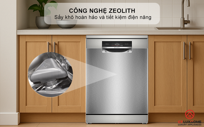 Công nghệ Zeolith sấy khô hoàn hảo và tiết kiệm điện năng