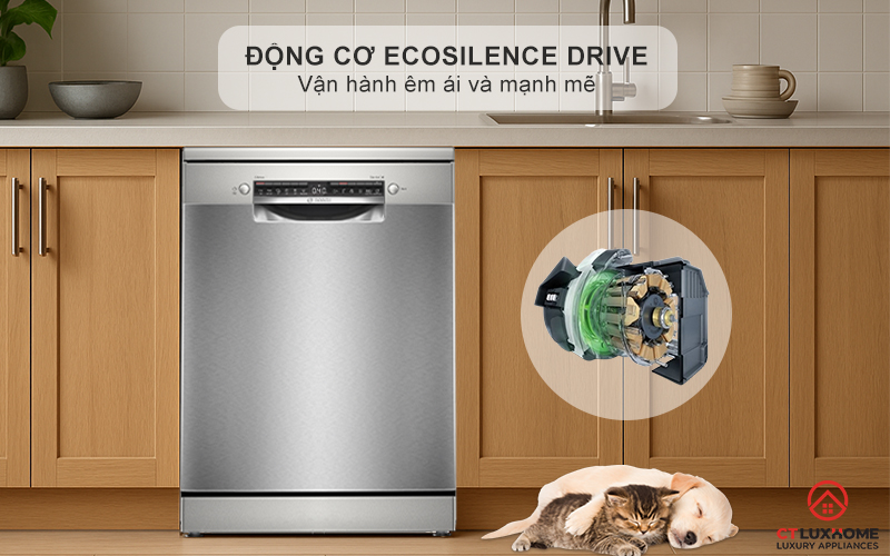 Vận hành êm ái và mạnh mẽ nhờ động cơ EcoSilence Drive