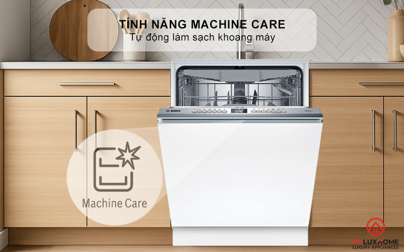 Vệ sinh tự động với tính năng Machine Care