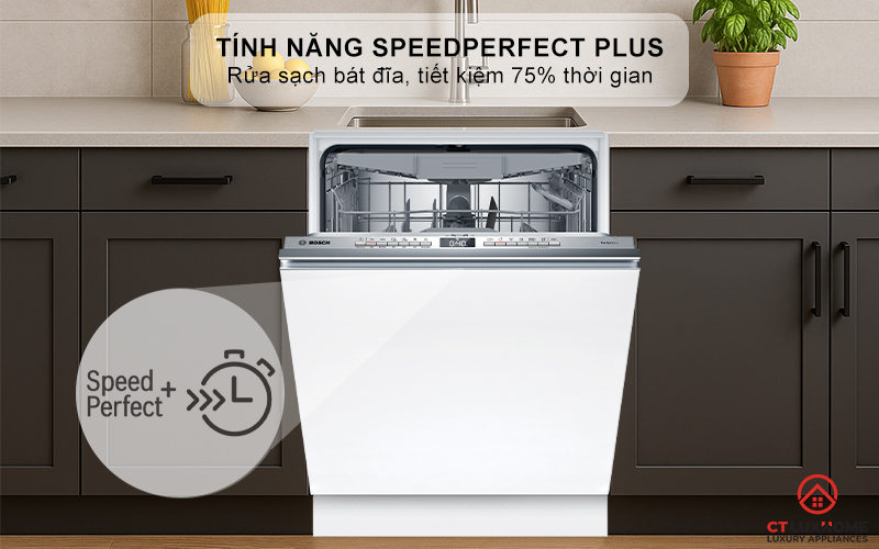 Tăng tốc thời gian rửa hơn với chương trình SpeedPerfect Plus