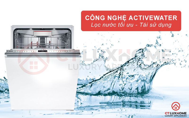 Công nghệ ActiveWater tự cân chỉnh nước, tiết kiệm tối ưu