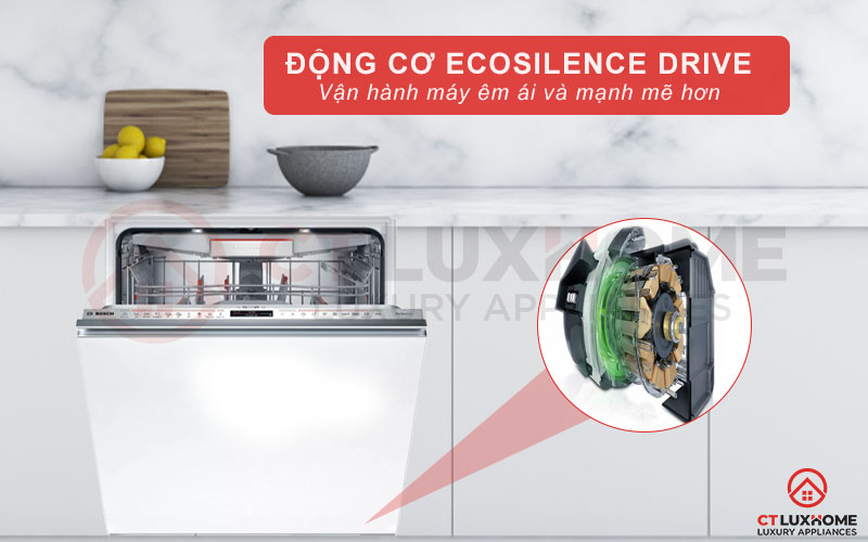 Vận hành máy êm ái và mạnh mẽ hơn với động cơ EcoSilence Drive