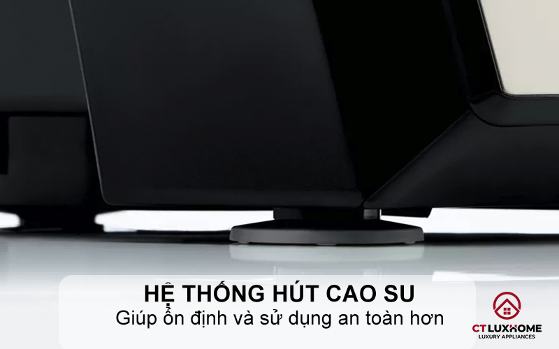 Ổn định hơn và sử dụng an toàn hơn nhờ hệ thống hút cao su