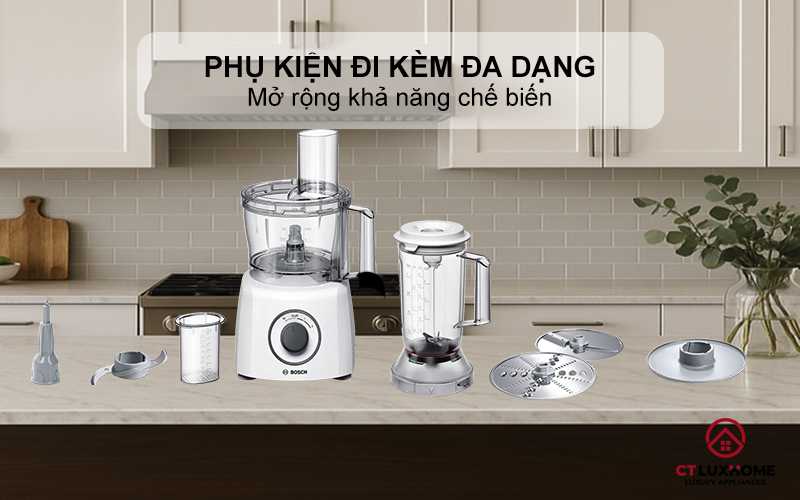 Phụ kiện đi kèm đa dạng