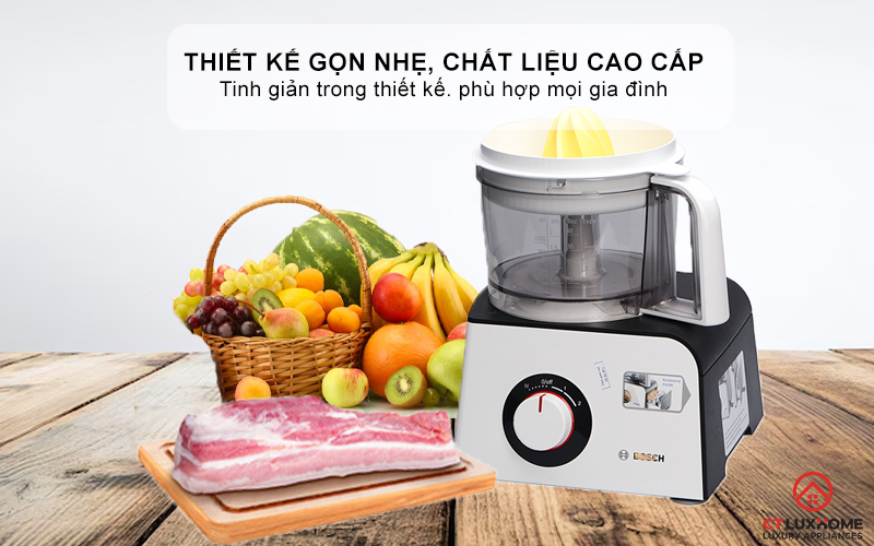 Thiết kế gọn nhẹ, chất liệu cao cấp