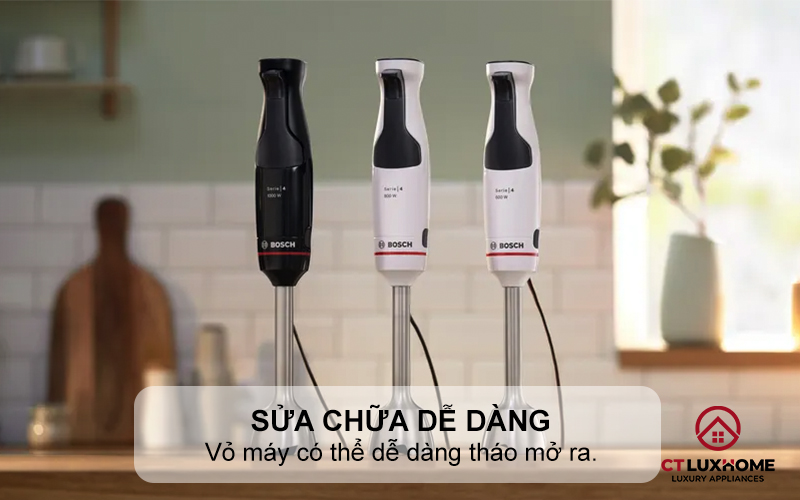 Vỏ máy có thể dễ dàng tháo mở ra