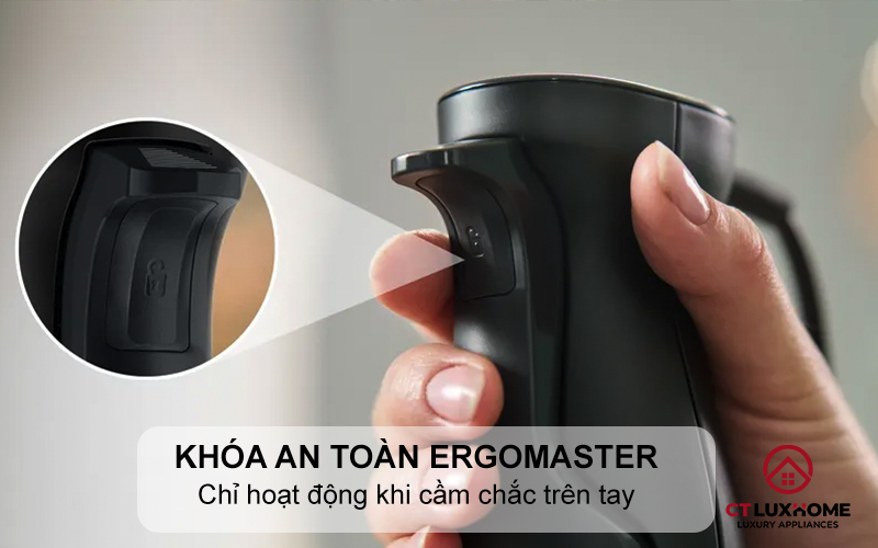 Chỉ hoạt động khi cầm chắc trên tay