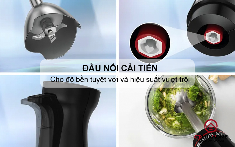 Đầu nối cải tiến cho độ bền tuyệt vời
