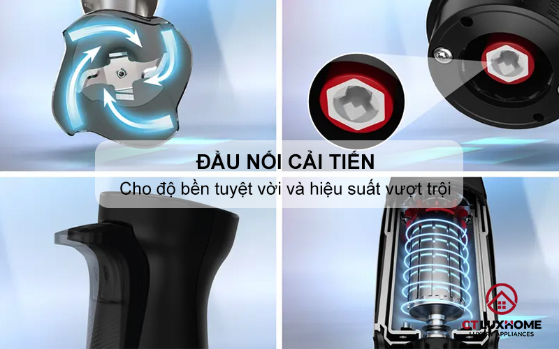 Đầu nối cải tiến cho độ bền tuyệt vời