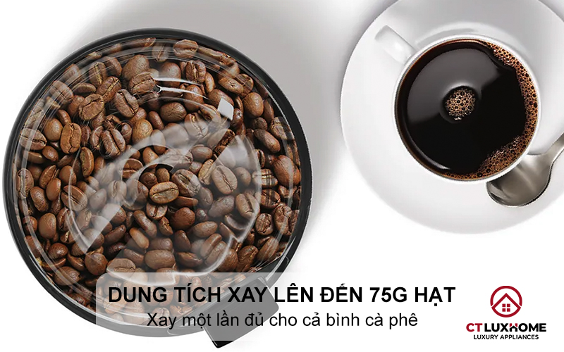 Xay một lần đủ cho cả bình cà phê