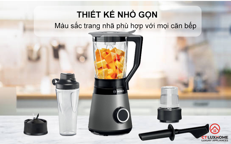 MÁY XAY SINH TỐ BOSCH MMB6177S SERIE 4 1200W 1
