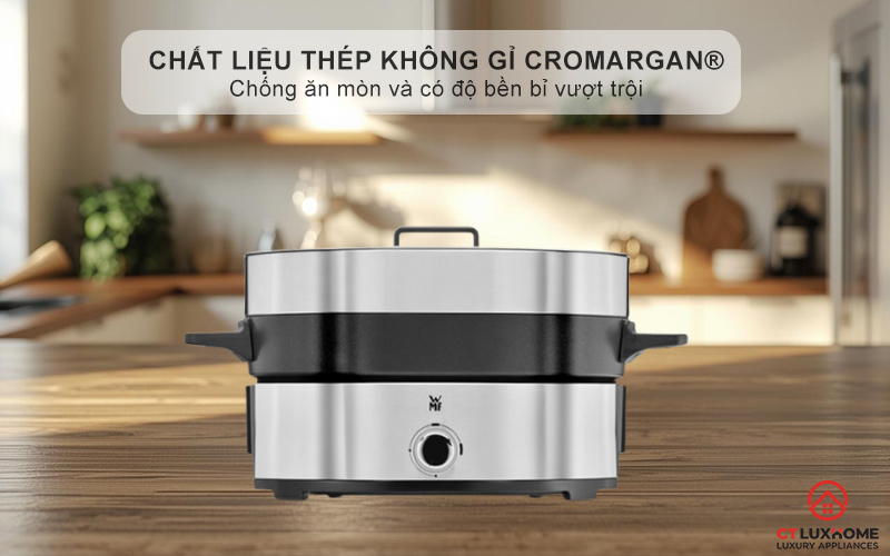 Chất liệu thép không gỉ Cromargan® 18/10 - An toàn cho sức khỏe
