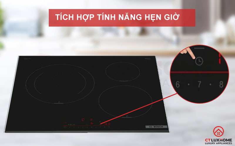 Tích hợp tính năng hẹn giờ tiện lợi