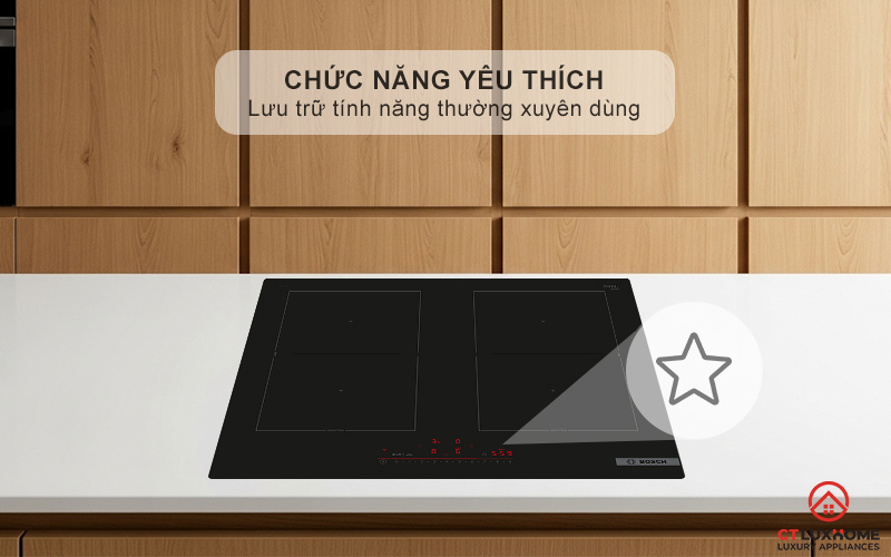 Chương trình yêu thích lưu trữ tính năng thường xuyên sử dụng