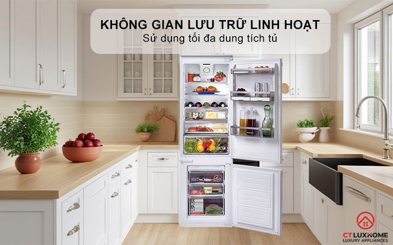 TỦ LẠNH ÂM TỦ ROSIERES RBBF 178T 250 LÍT RBBF178T 9