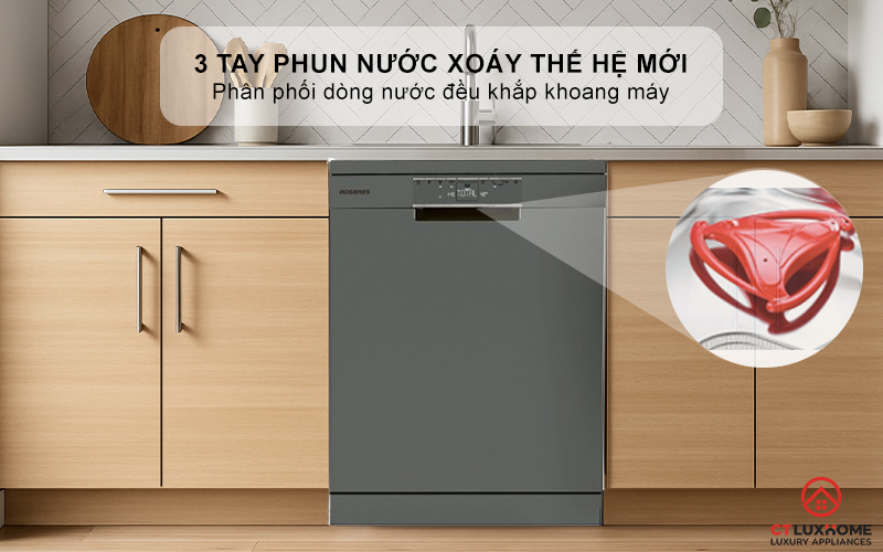 MÁY RỬA BÁT ĐỘC LẬP 16 BỘ ROSIERES RDPN 4S603PX-04 S603PX04 10